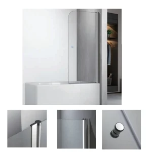 Bathtub door hardware