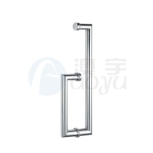 Glass shower door handle