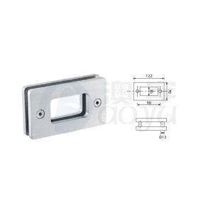 Shower door handle parts