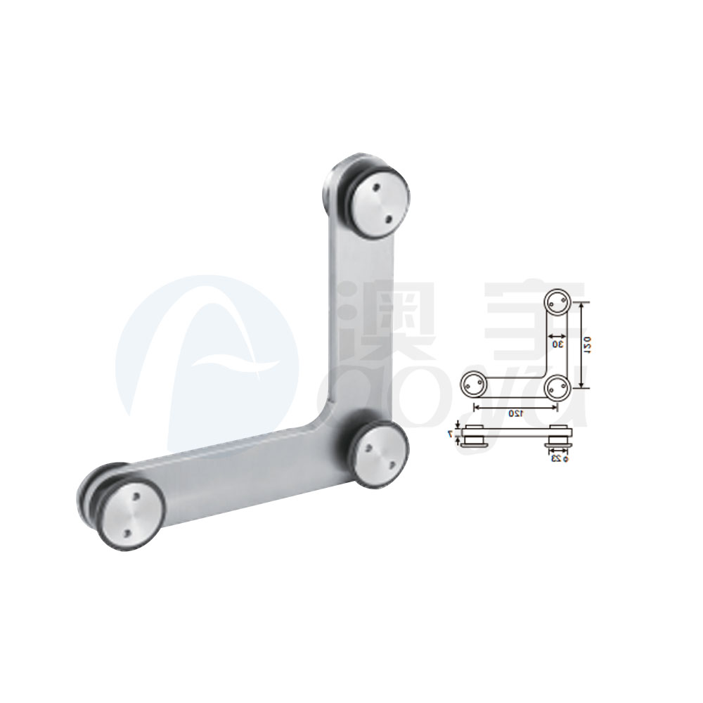 Customized samples of glass hardware accessories