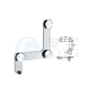 Frameless glass fittings