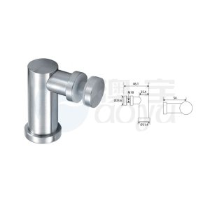 Stainless steel glass fittings