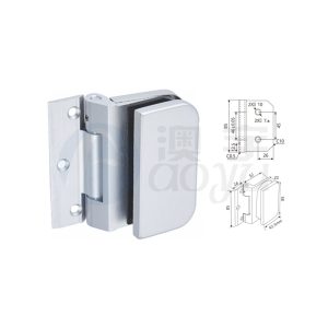 glass shower door hinge