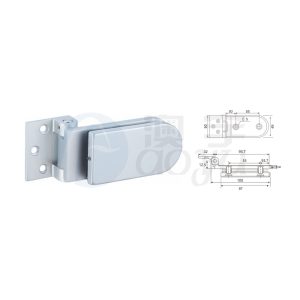 glass shower door hinge
