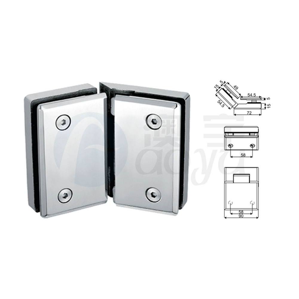 shower glass door hinge