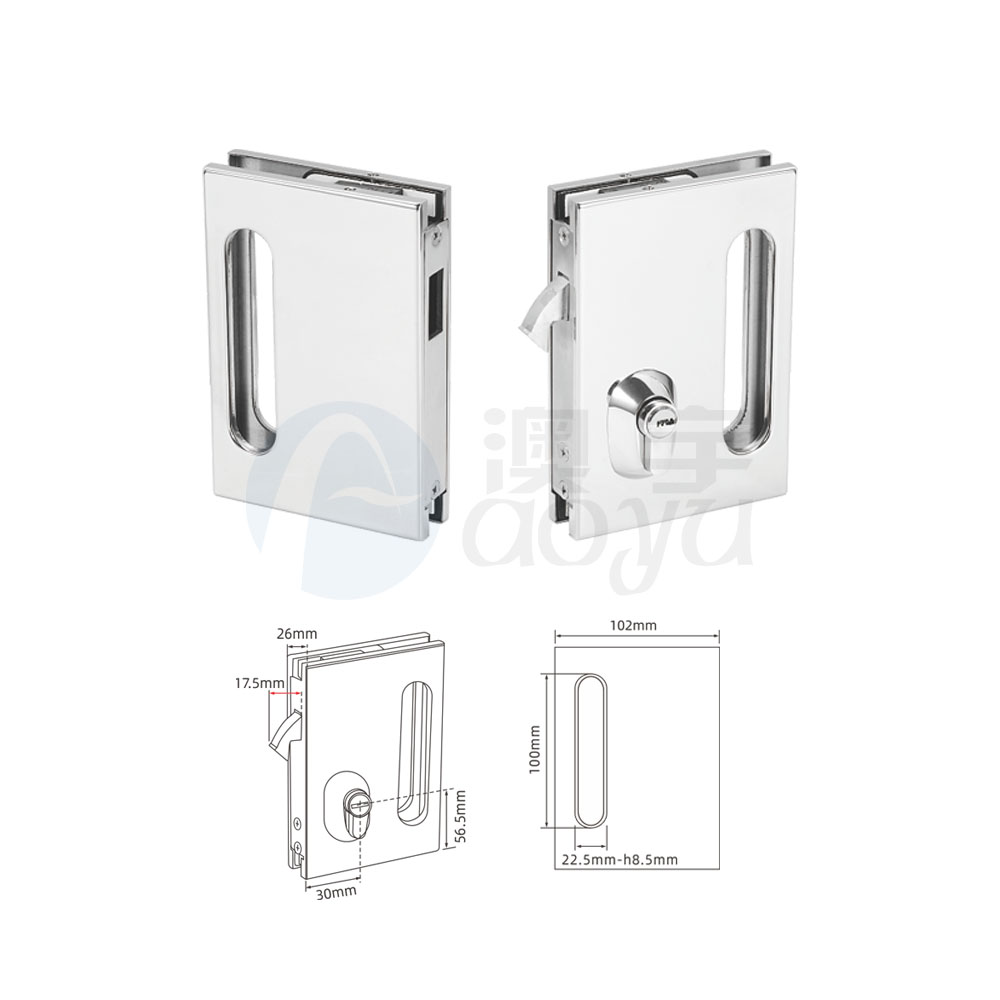 Sliding glass door lock kit